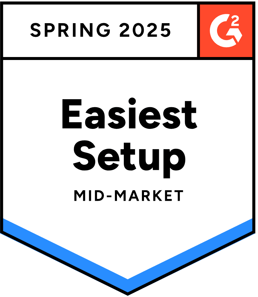 ZeroBounce has become a Mid-Market Easiest Setup for G2 for the Spring of 2025 as the email verifier.